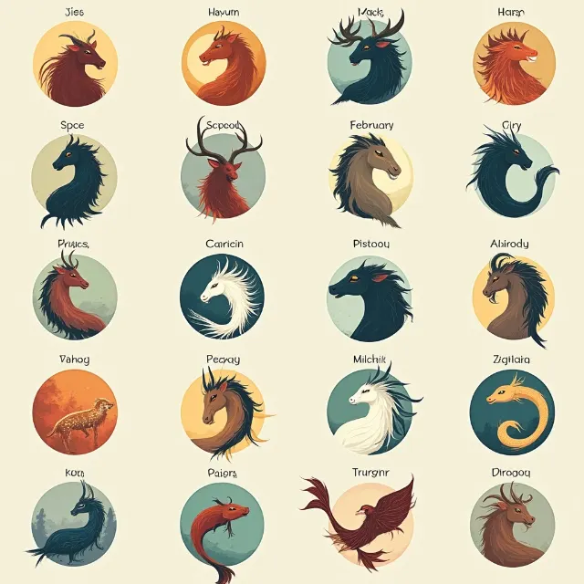 The 12 Zodiac Signs Listed By Month And Year image 1